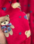 Vestaglietta con zip teddy bear