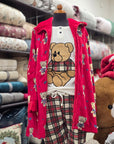Vestaglietta con zip teddy bear