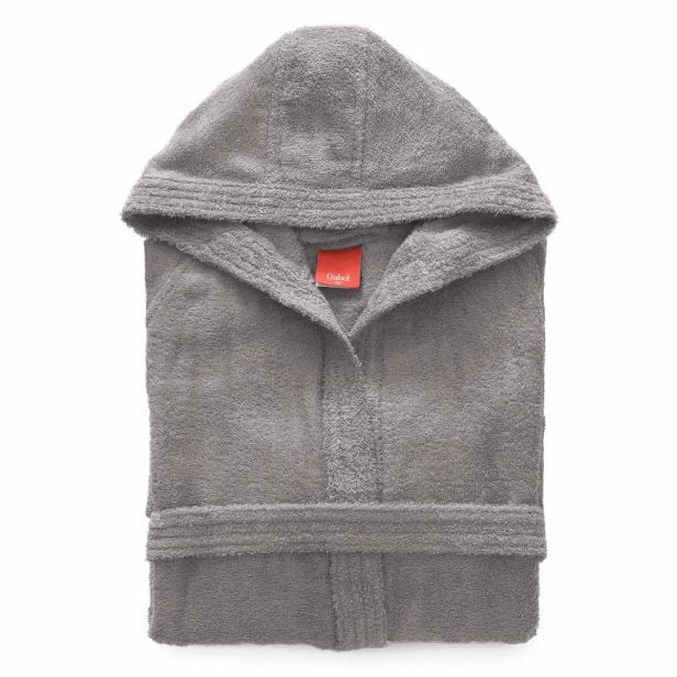 Accappatoio con cappuccio Gabel mod. Tintaunita in spugna da 380 gr