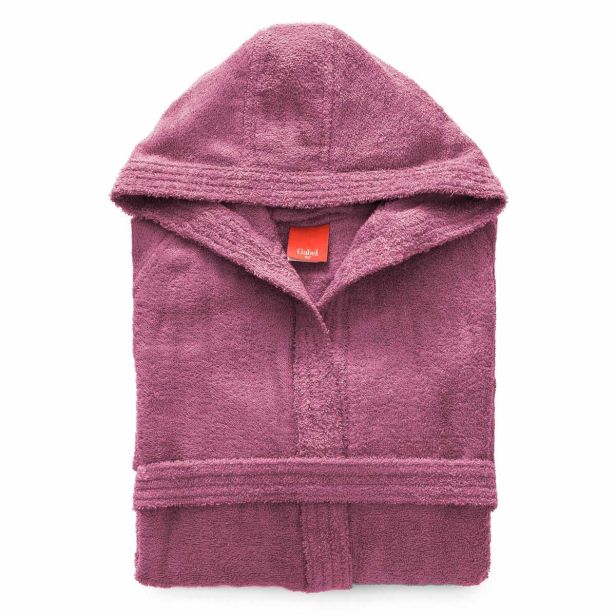 Accappatoio con cappuccio Gabel mod. Tintaunita in spugna da 380 gr