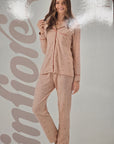 Pigiama donna in puro cotone cherry