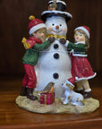 Statuetta Decorativa Pupazzo di Neve Natale - Clayre & Eef