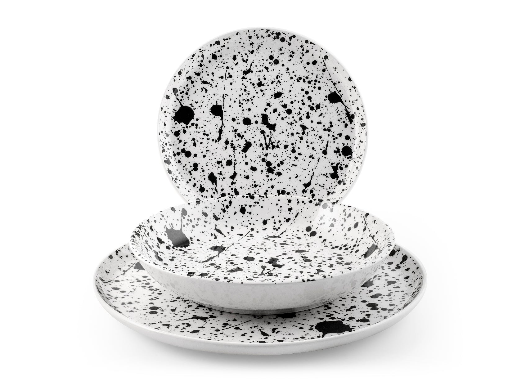 Servizio piatti Drip 18 pezzi