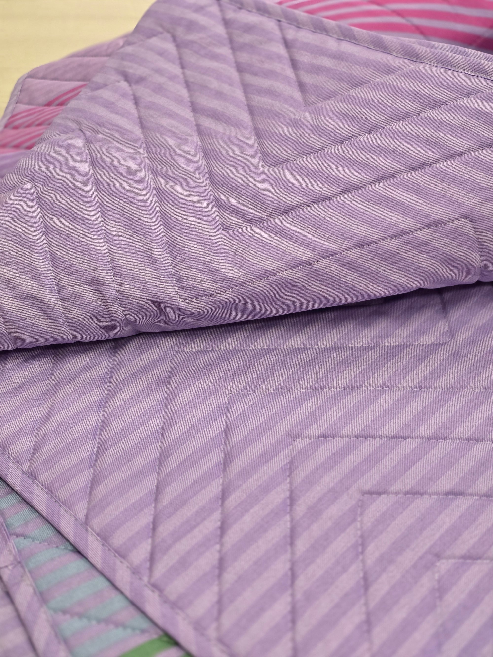 Trapuntino double-face Gabel 100% cotone righe