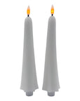 Set 2 Candele fantasma halloween luce led altezza 25 cm