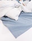 Copripiumino matrimoniale Sci 100% cotone - Blu