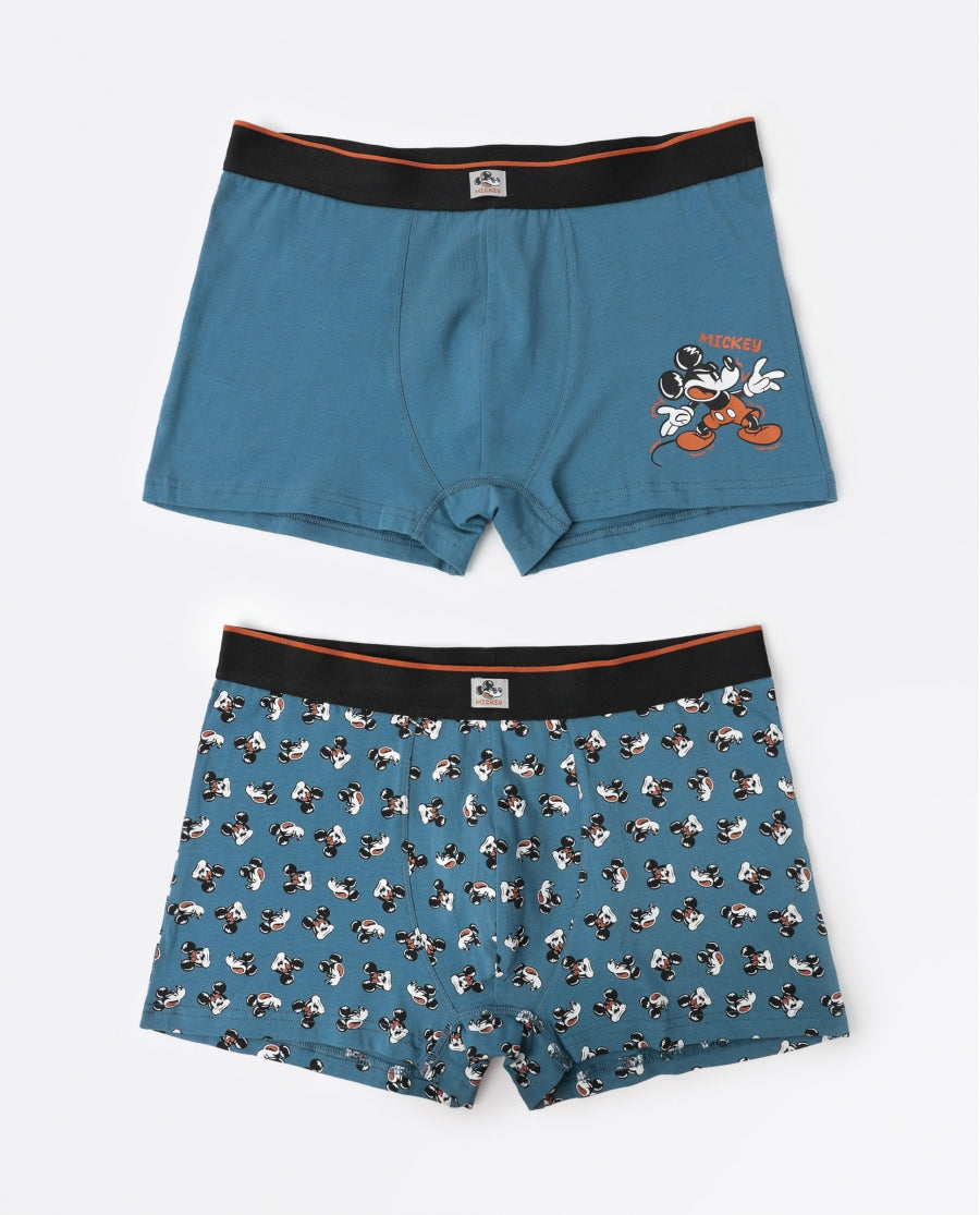 Bipack boxer angry Mickey mouse