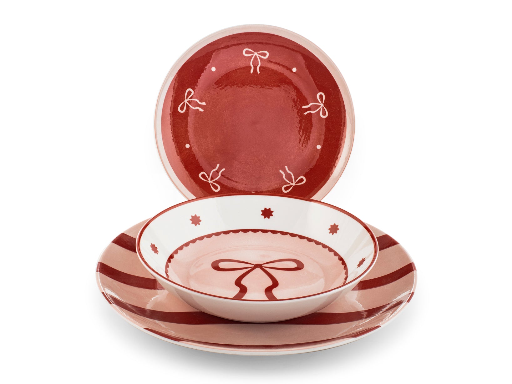 Servizio piatti Rosy 18 pezzi
