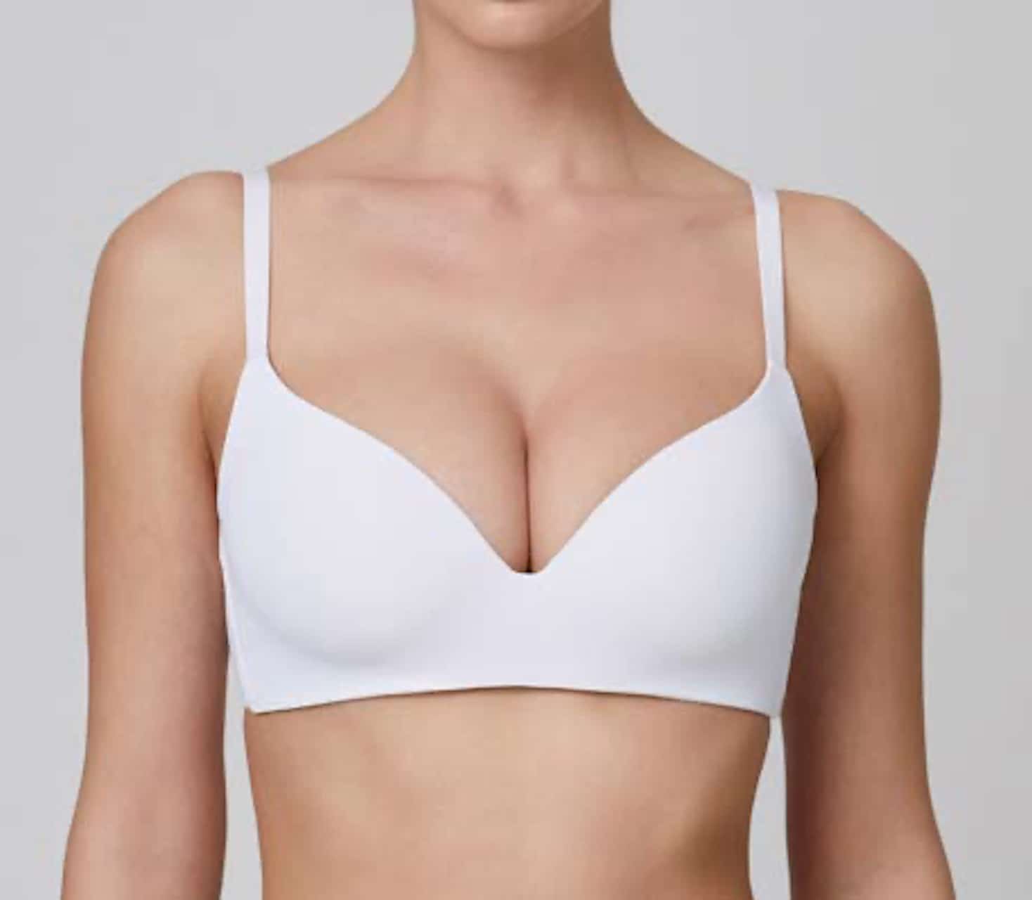 Reggiseno senza ferretto con coppe preformate abbraccio
