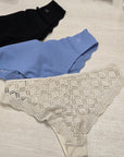 Tris brasiliana crochet effetto maglia senza cuciture