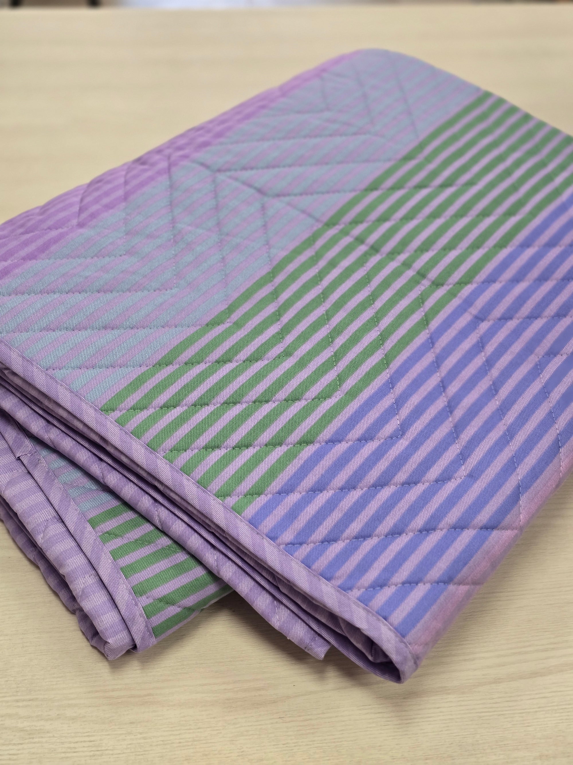 Trapuntino double-face Gabel 100% cotone righe