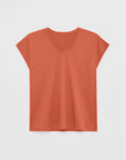 T-shirt basic scollo v Freschissima Ruggine
