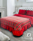 Trapunta matrimoniale tartan