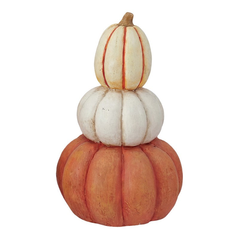 Statuetta Tris zucche decorative con altezza 50 cm