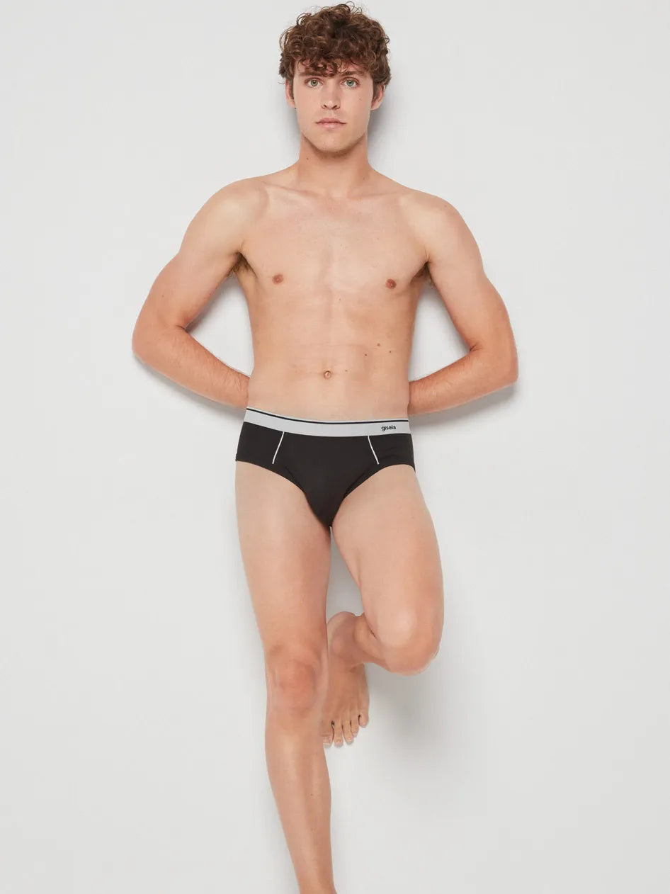 Slip Uomo Gisela con Elastico Esterno in Cotone Super Comfort – Art. 10005