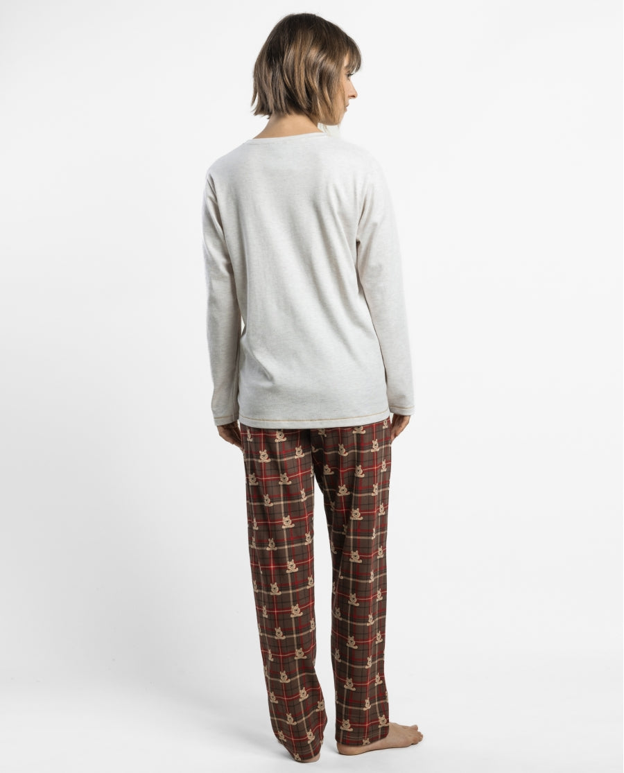 Pigiama donna in caldo cotone Winnie the Pooh