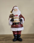 Statuetta decorativa babbo natale 10x10x21 cm