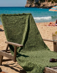 Telo mare con frange Pardus maculato lovely shabby