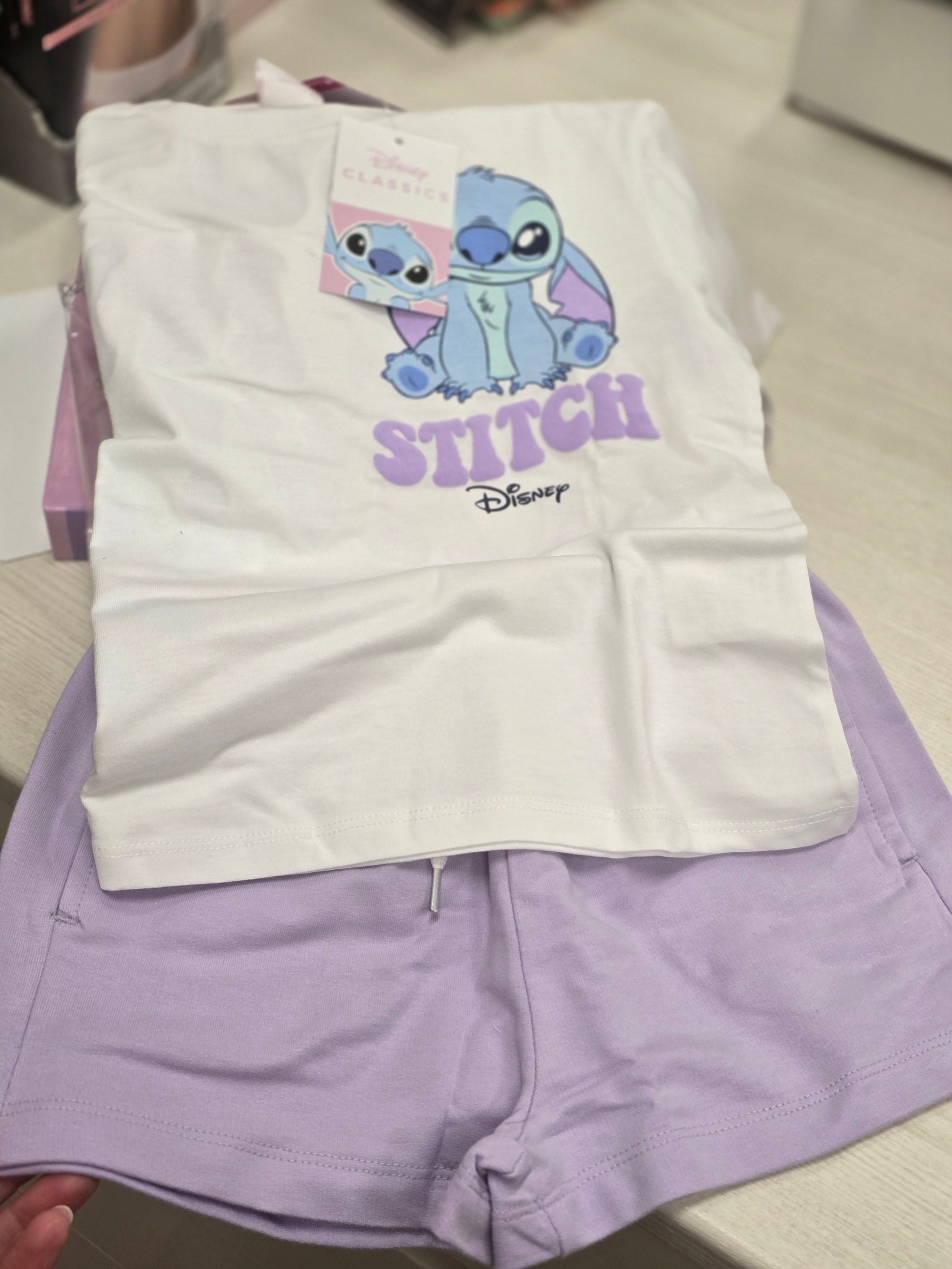 Pigiama/completino mare bimba stitch