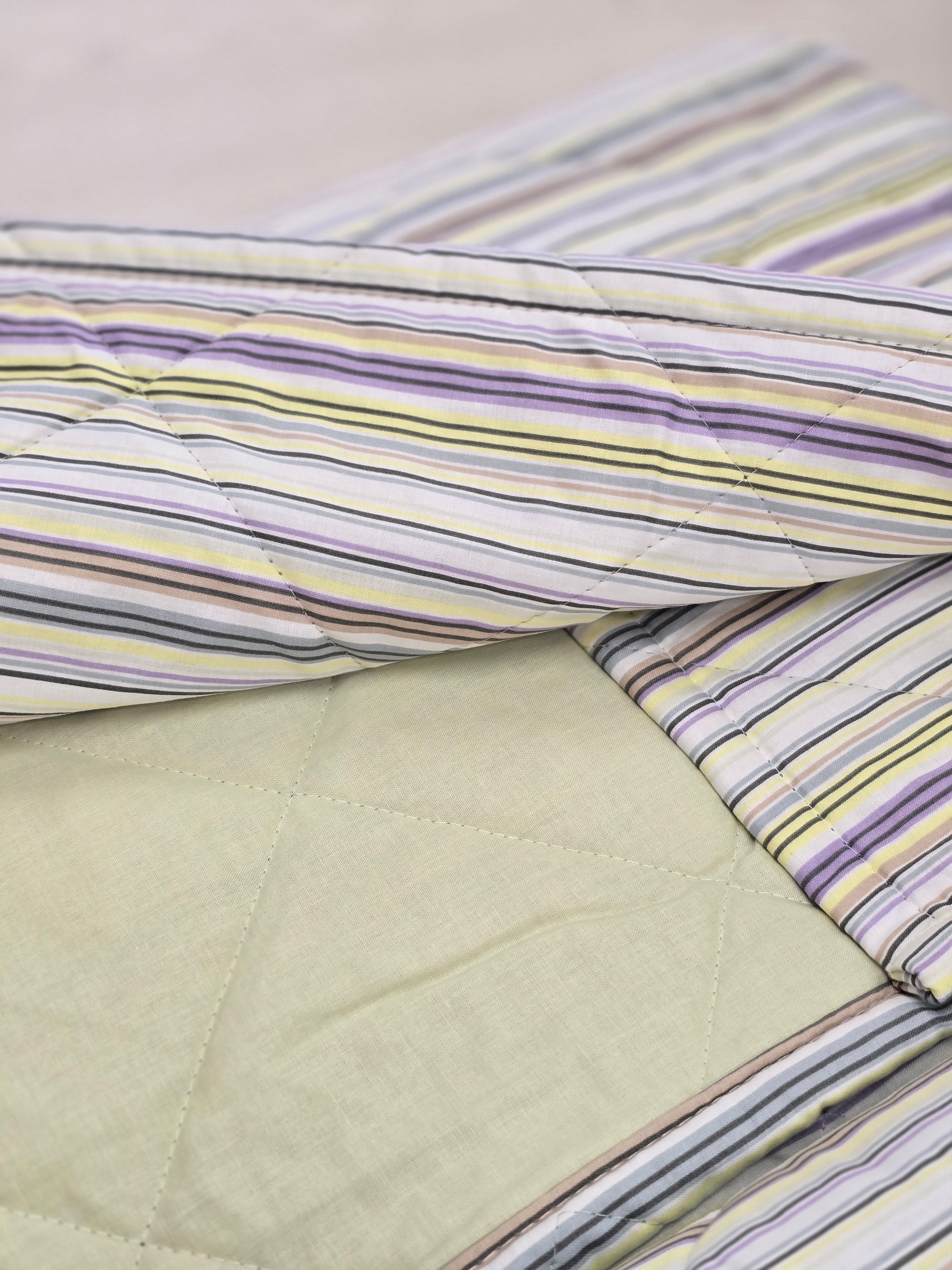 Trapuntino double-face Bassetti Good Day Artemide stripe multicolor 100% cotone Double-face