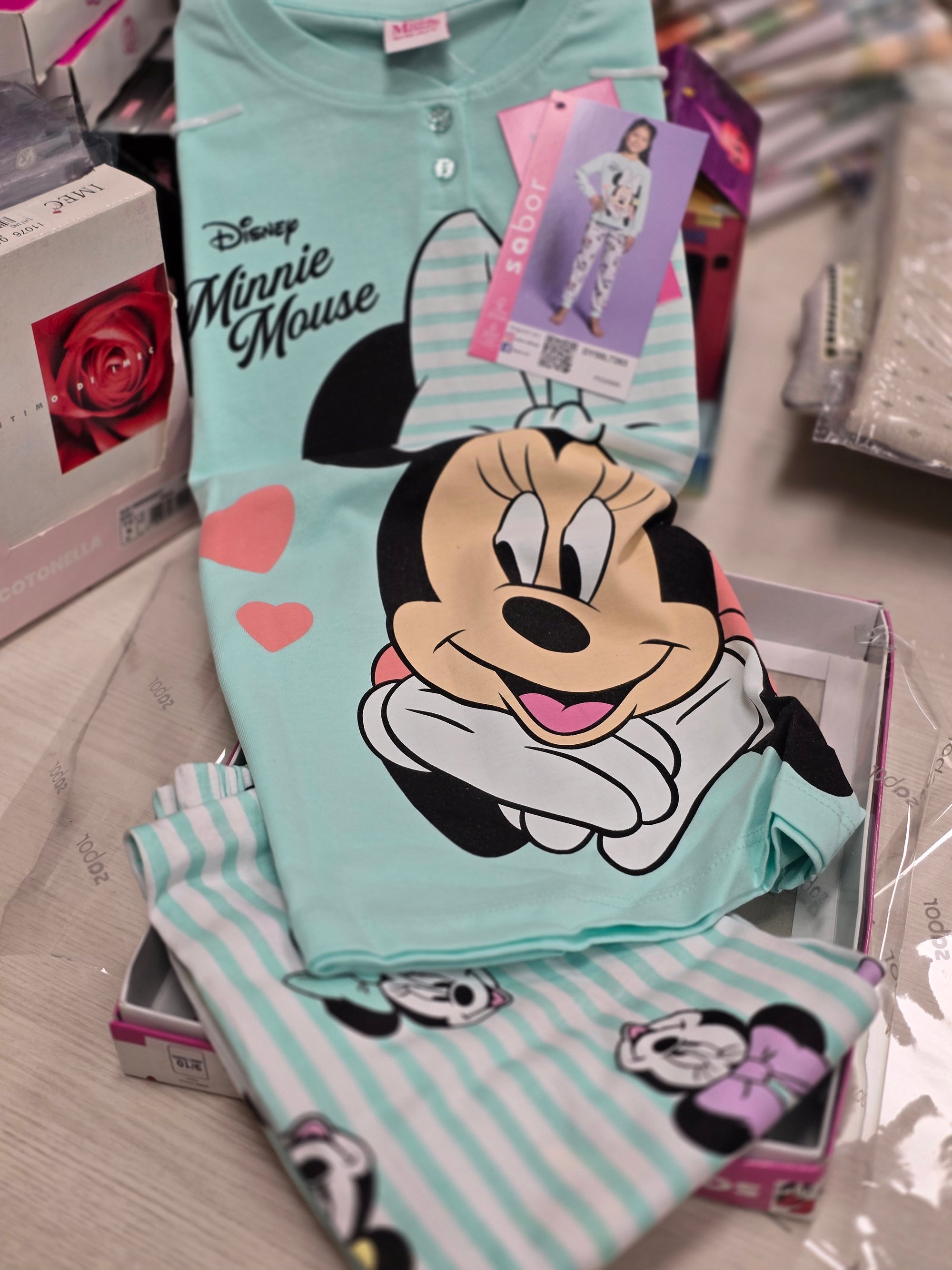 Pigiama Minnie cotone jersey bimba