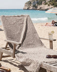 Telo mare con frange Pardus maculato lovely shabby