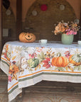 Tovaglia autunnale Zucche e ricci