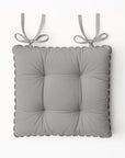 Set 2 cuscini sedie con laccetti