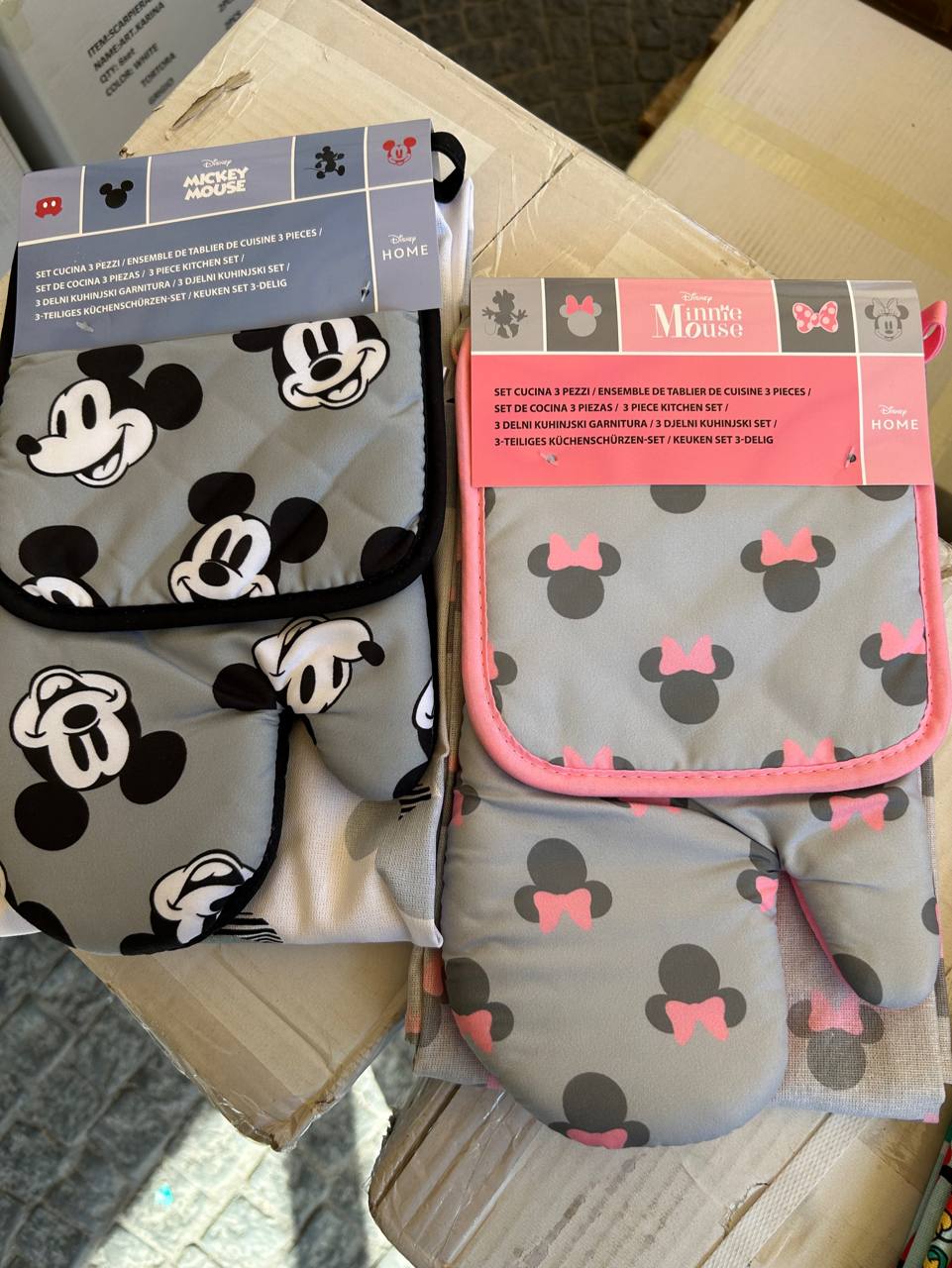 Set Cucina Disney 3 Pezzi – Grembiule, Guantone e Presina