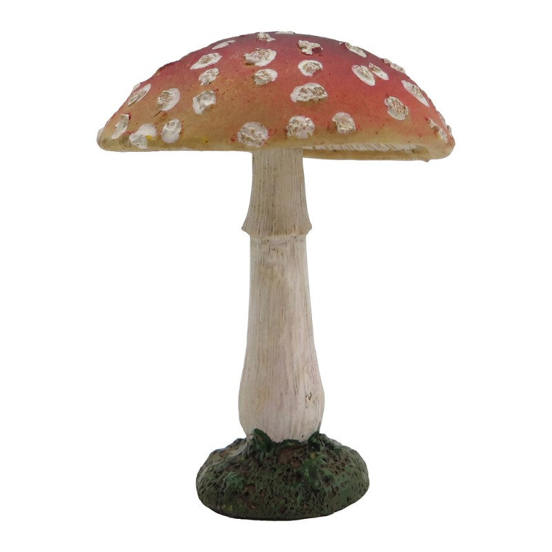 Statuetta decorativa fungo altezza 10 cm