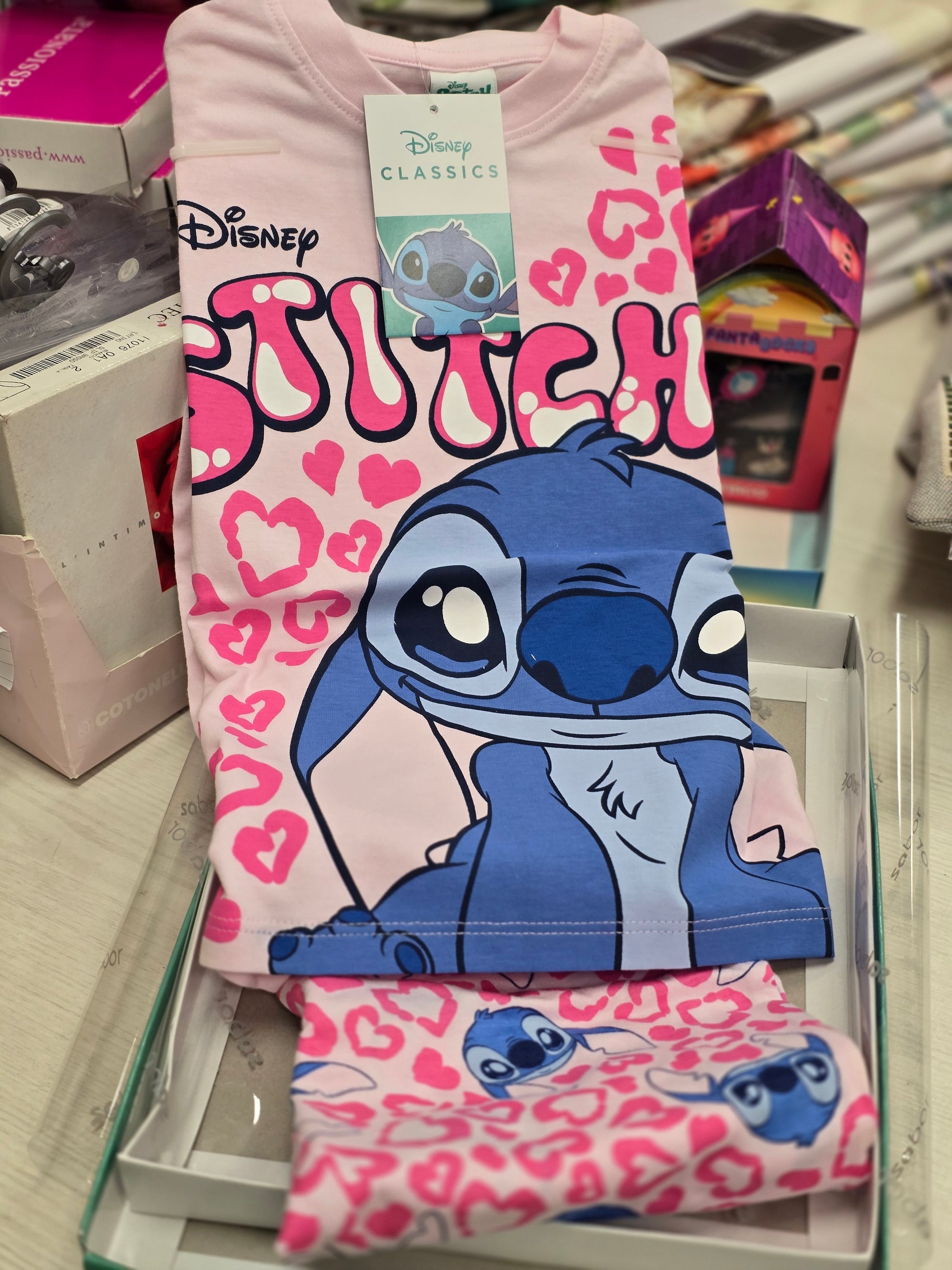 Pigiama stich bimba  jersey cotone