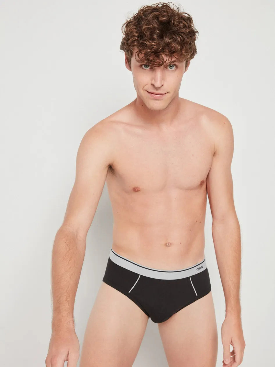 Slip Uomo Gisela con Elastico Esterno in Cotone Super Comfort – Art. 10005