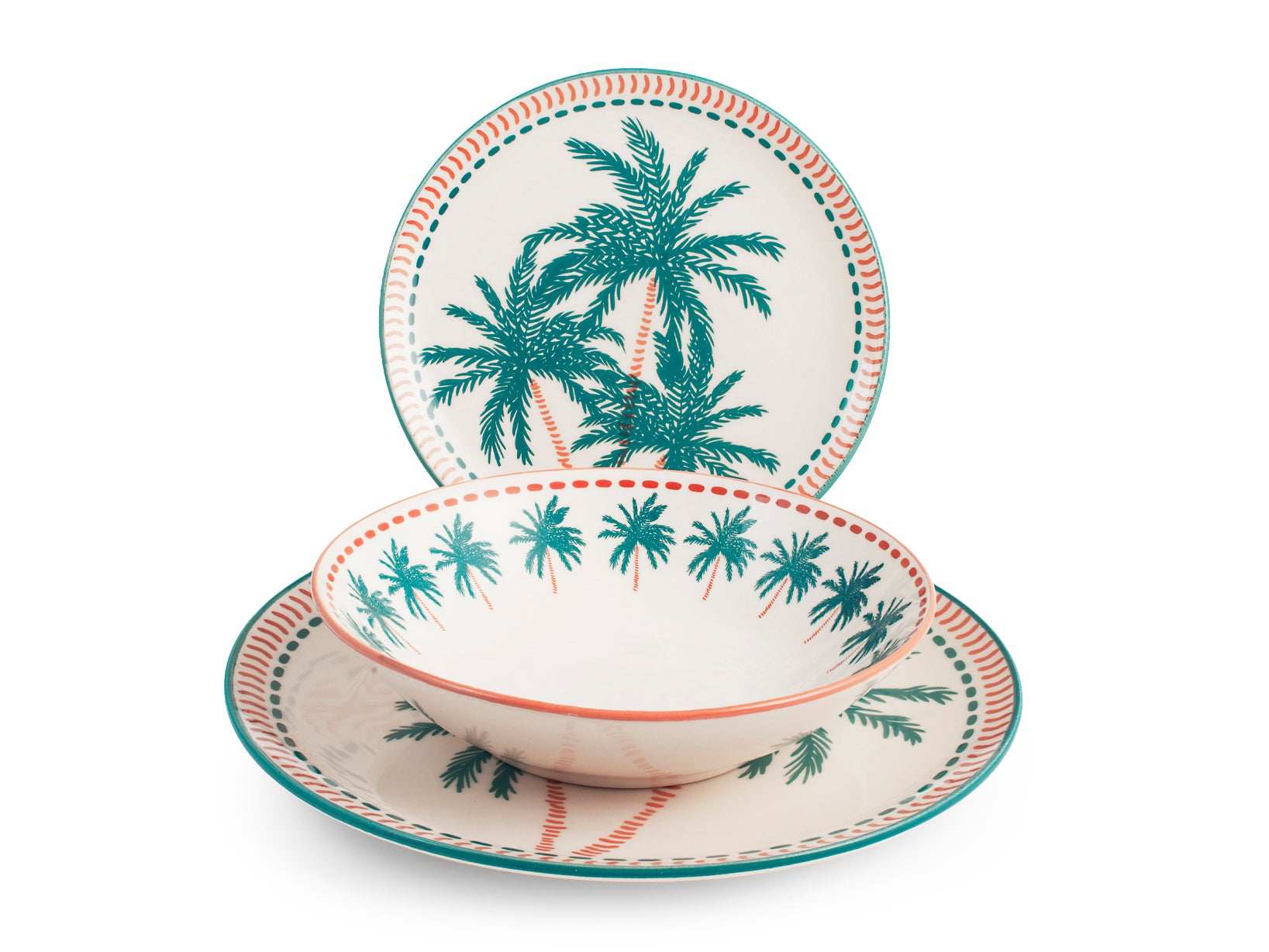 Servizio piatti Hawaii 18 pezzi