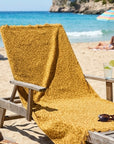 Telo mare con frange Pardus maculato lovely shabby
