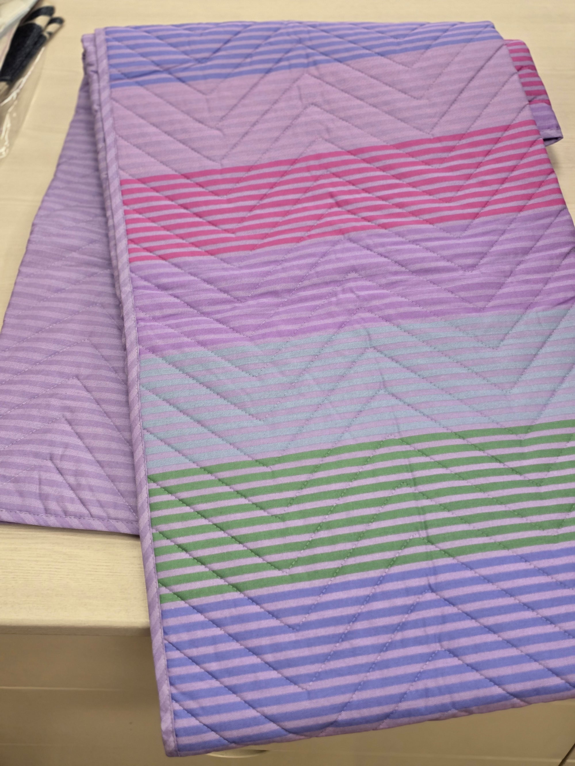 Trapuntino double-face Gabel 100% cotone righe