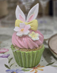 Muffin decorativo con orecchie coniglietto