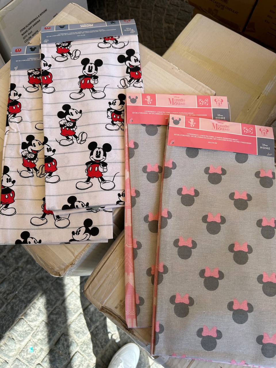 Set 2 Strofinacci Disney Home – Mickey &amp; Minnie Mouse