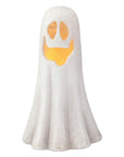 Statuetta fantasma spettro autunno halloween con luce led altezza 39 cm