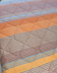 Trapuntino double-face Gabel 100% cotone righe arancione