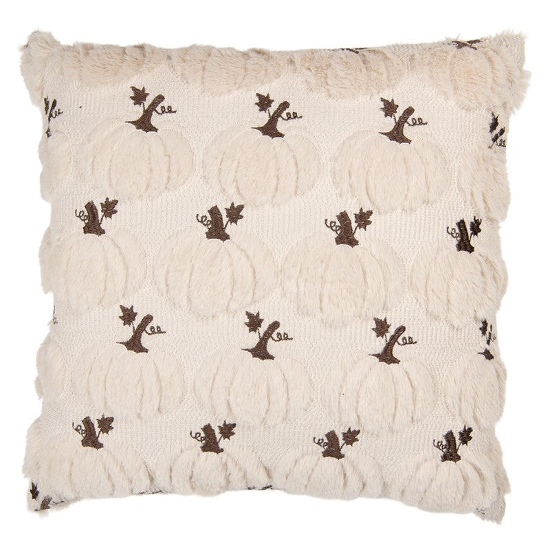 Cuscino arredo Zucche panna 40x40 cm