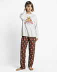 Pigiama donna in caldo cotone Winnie the Pooh