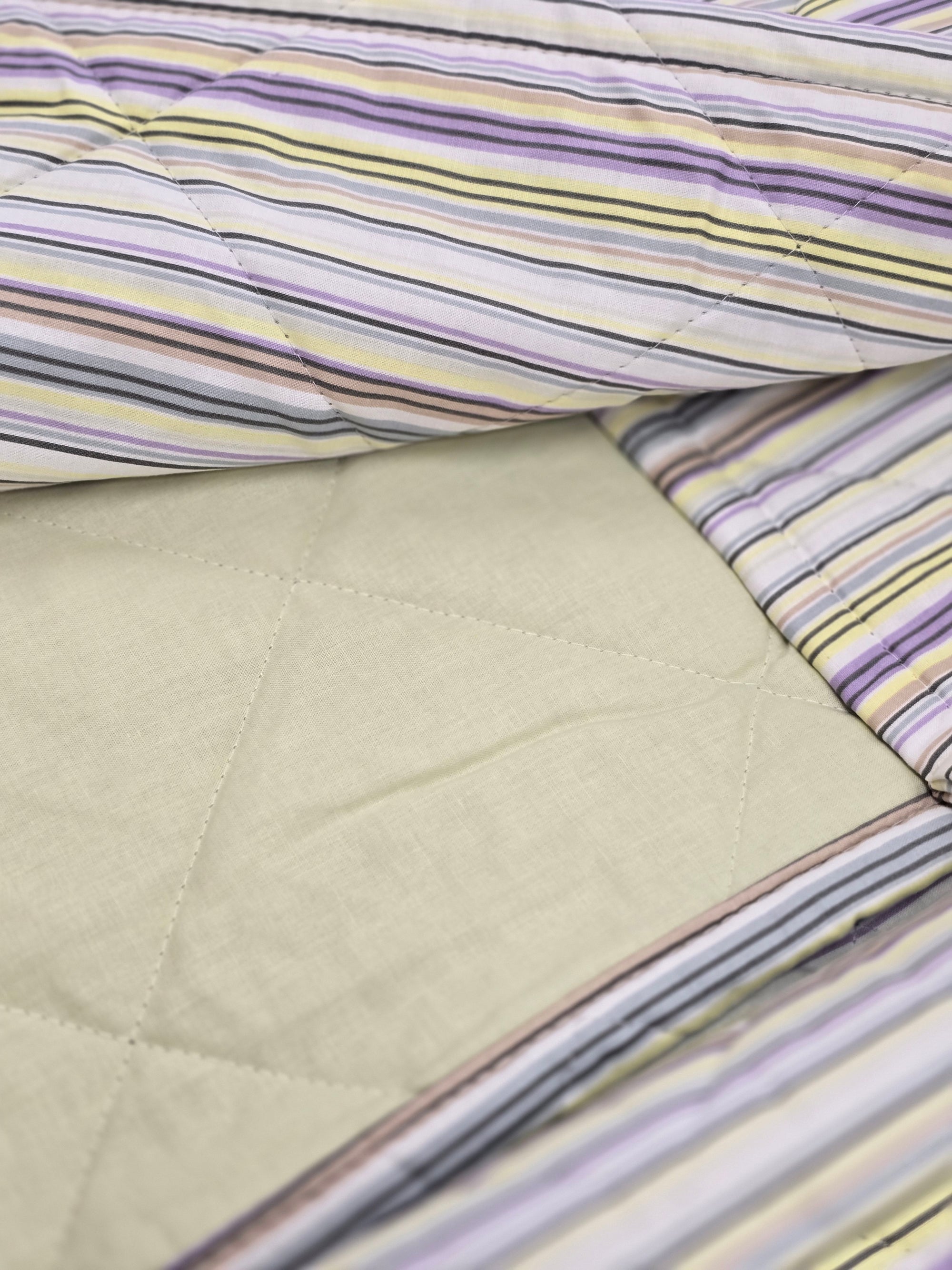 Trapuntino double-face Bassetti Good Day Artemide stripe multicolor 100% cotone Double-face