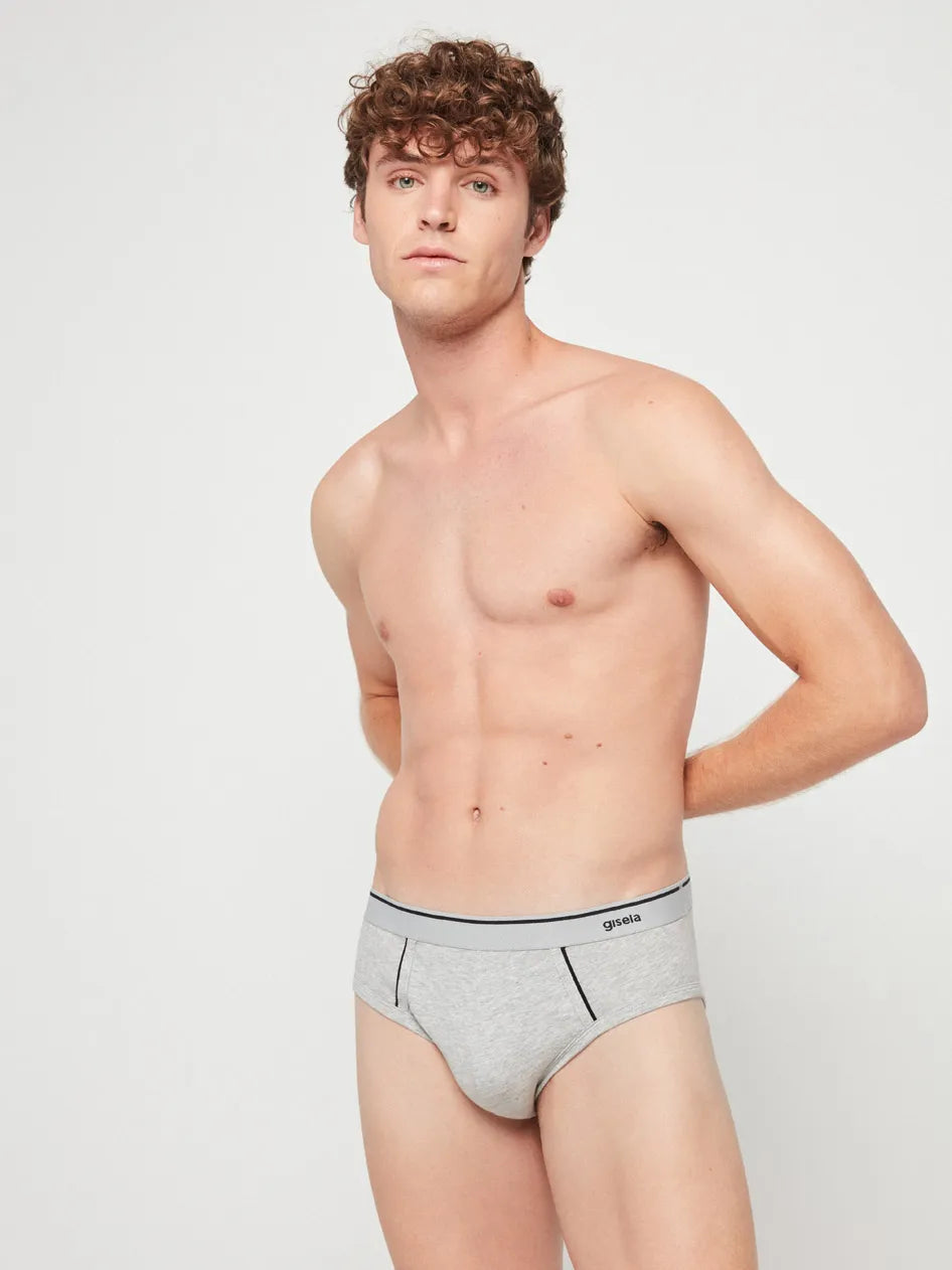 Slip Uomo Gisela con Elastico Esterno in Cotone Super Comfort – Art. 10005