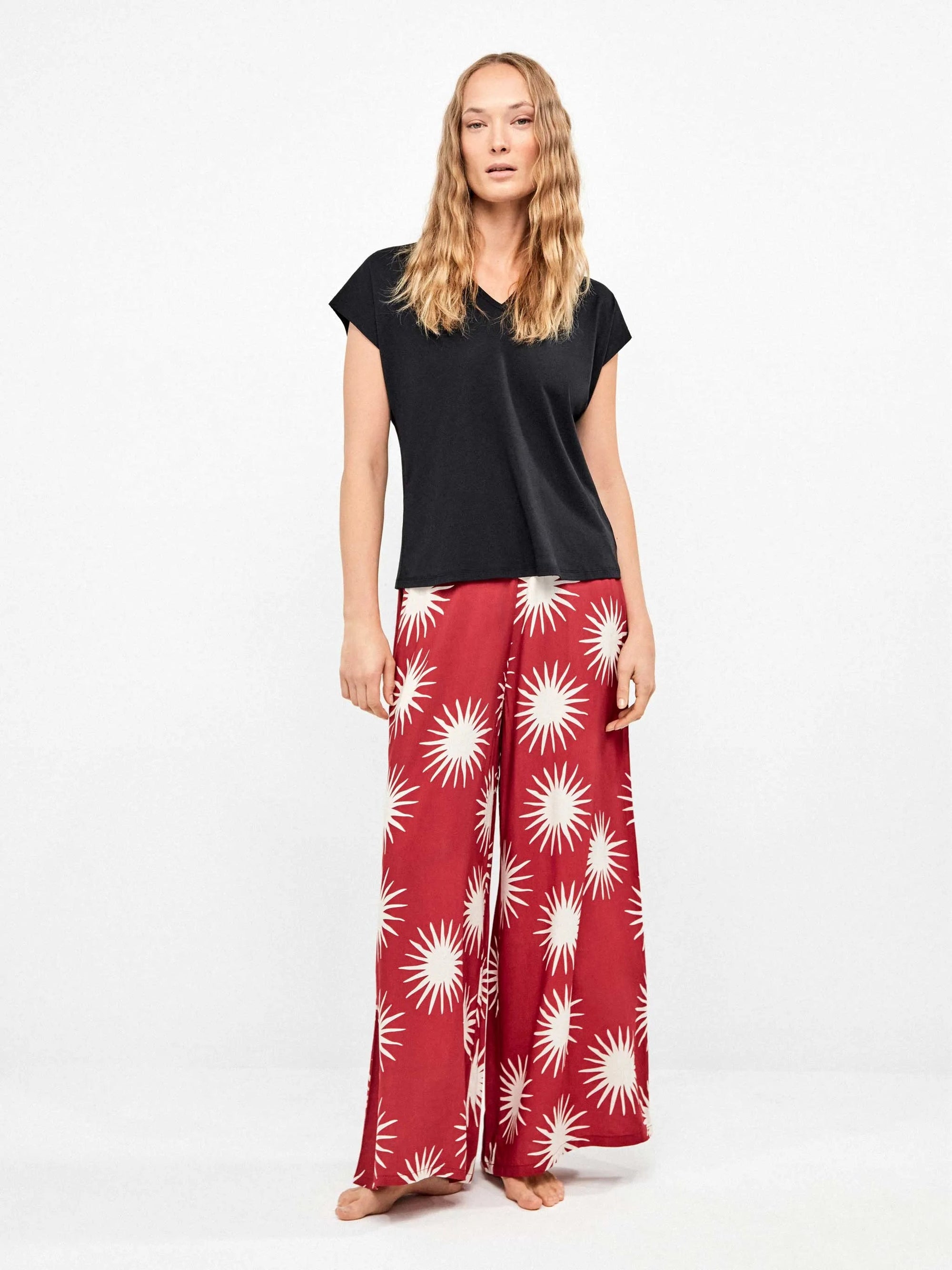 T-shirt basic scollo v Freschissima