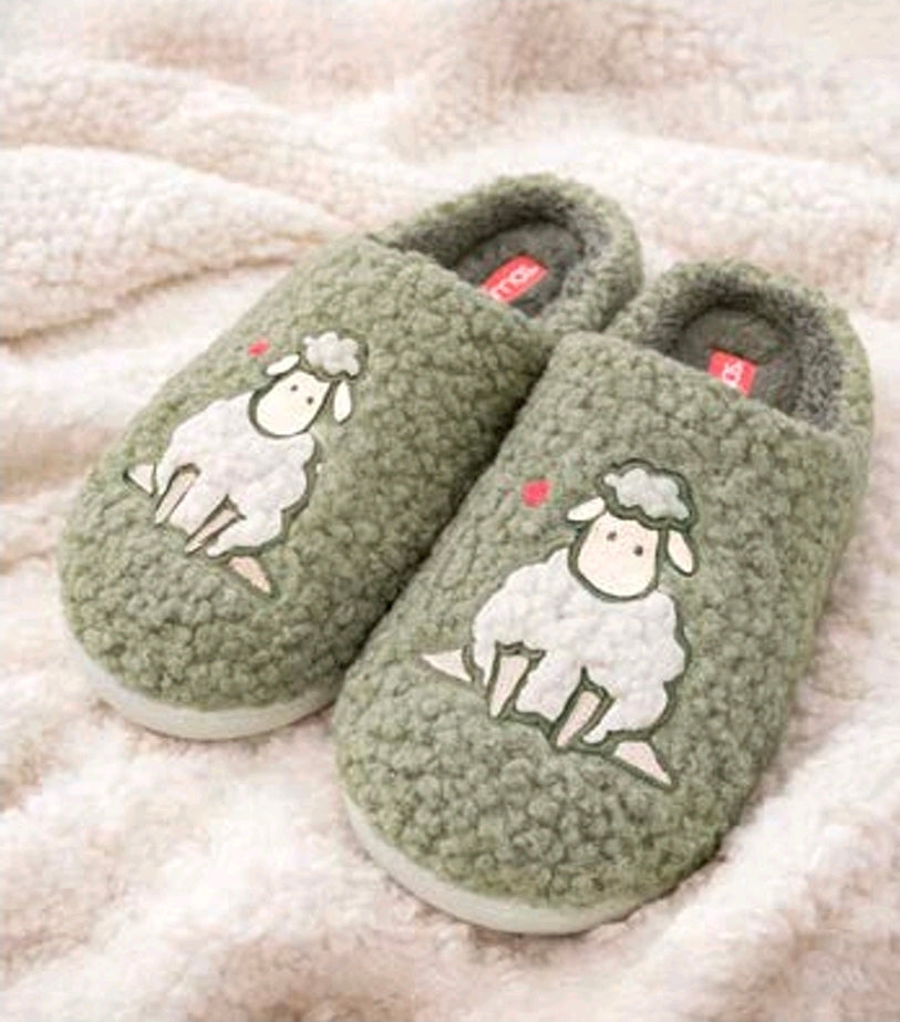 Pantofole donna pecorelle