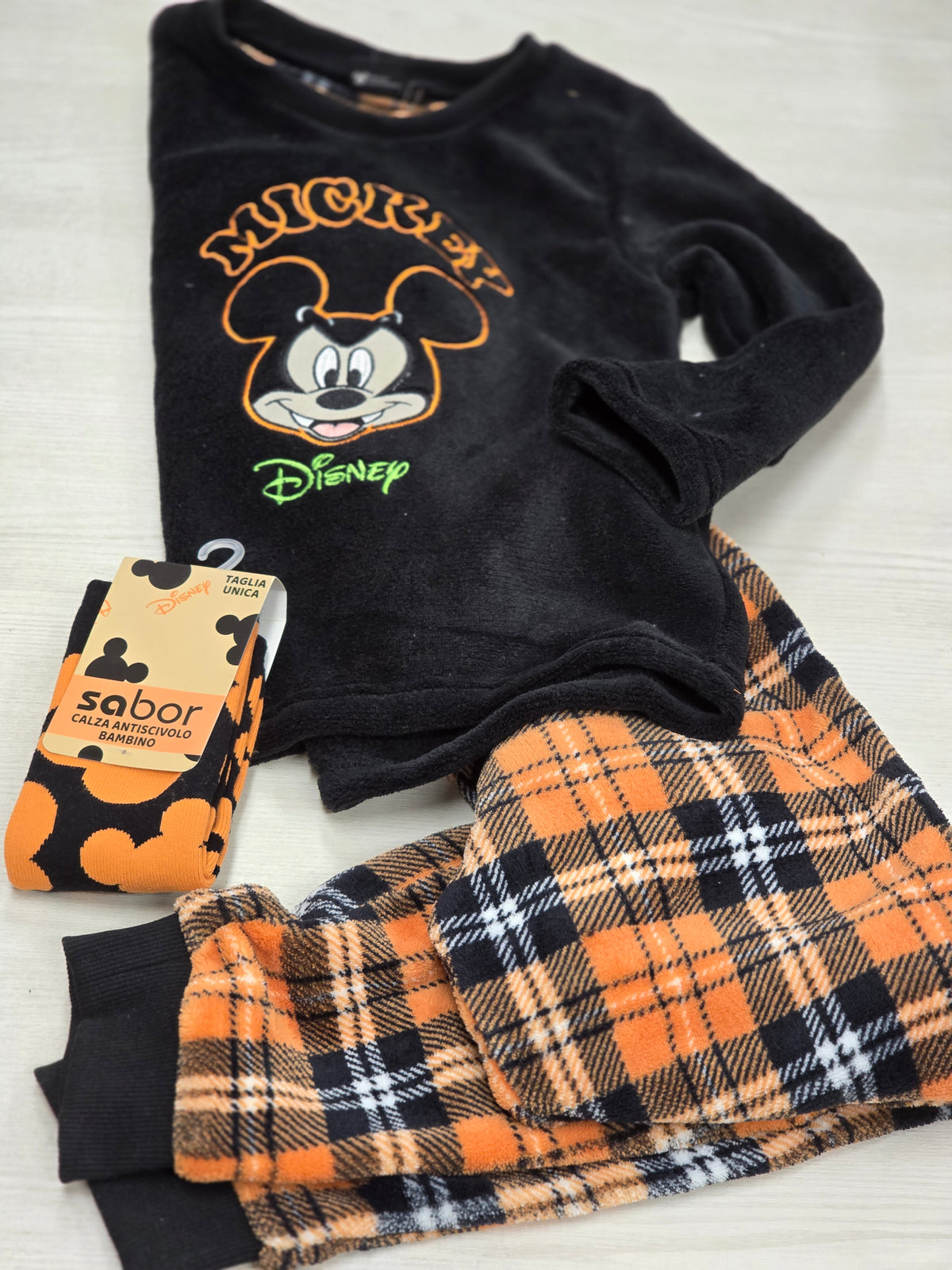 Pigiama mickey mouse vampiro in coral