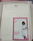 Camicia clinica-parto jersey mezza manica aperta