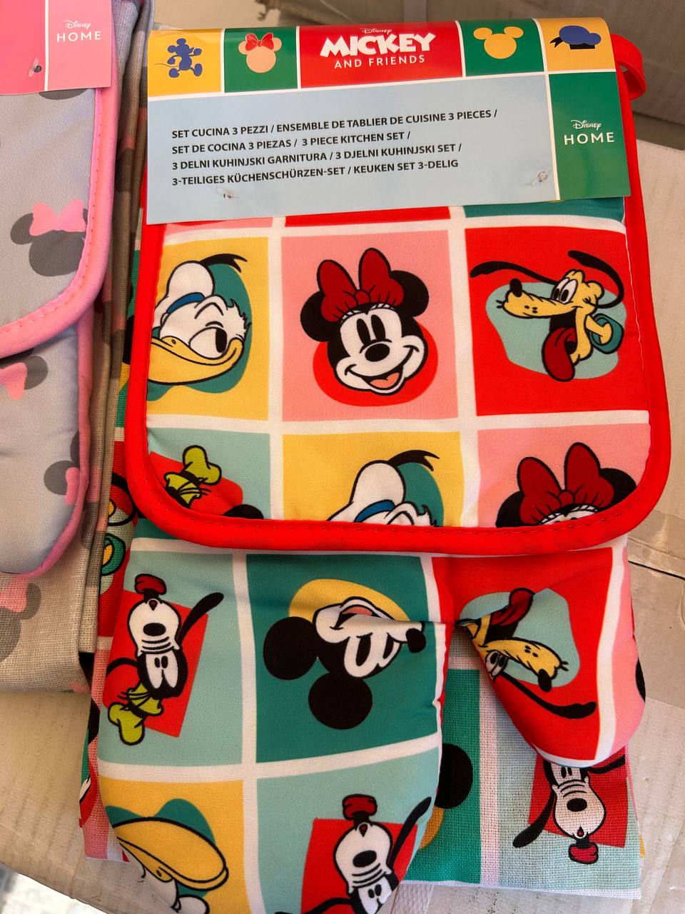 Set Cucina Disney 3 Pezzi – Grembiule, Guantone e Presina
