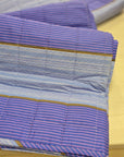 Trapuntino multicolor 100% cotone stripe bluette