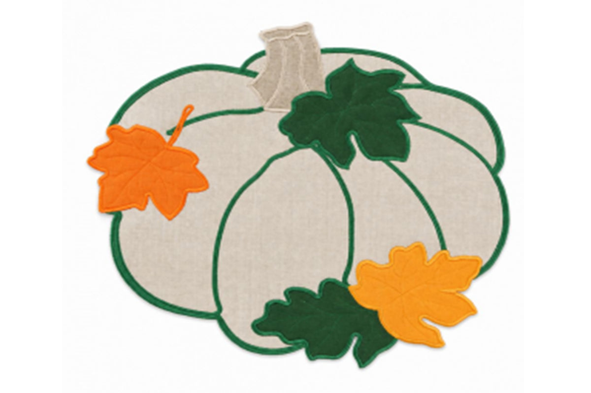 Tovaglietta sottopiatto centrino zucca sagomata
